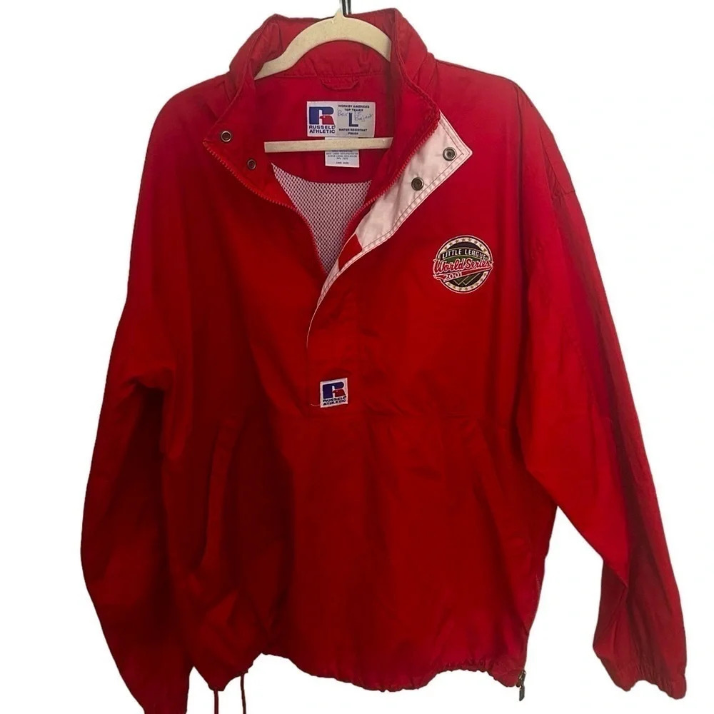 Men’s vintage Russell Athletics size L little league World Series official coat